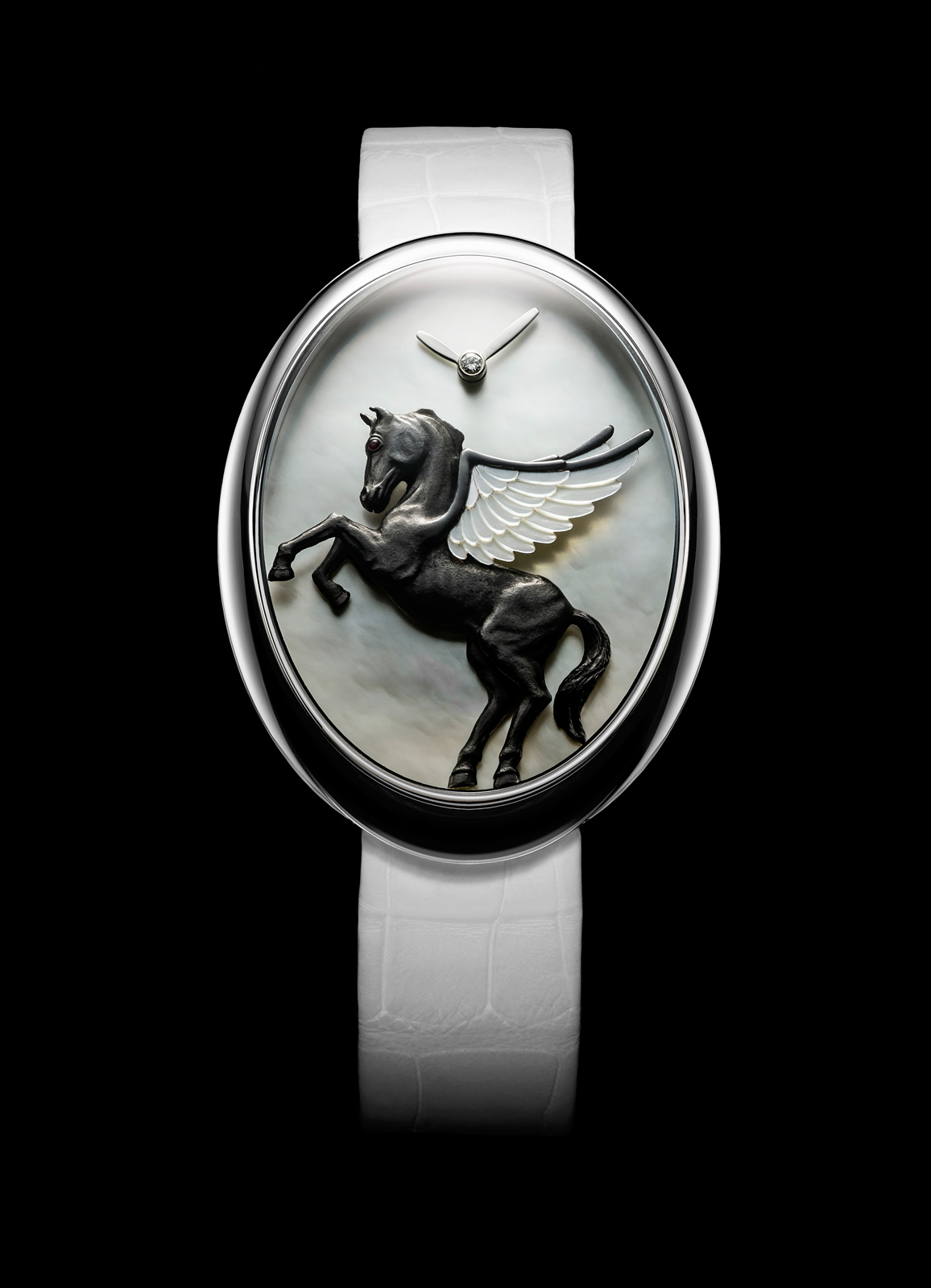 Van 'T Hoff Black Pegasus Art Watch